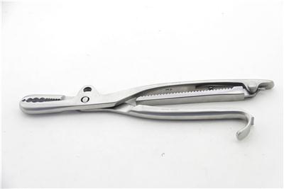 持骨钳26.0 cm 多齿 带卡锁 滑轨