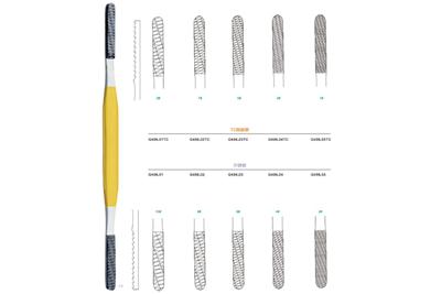 骨锉 20.0cm 双头 36行齿/44行齿