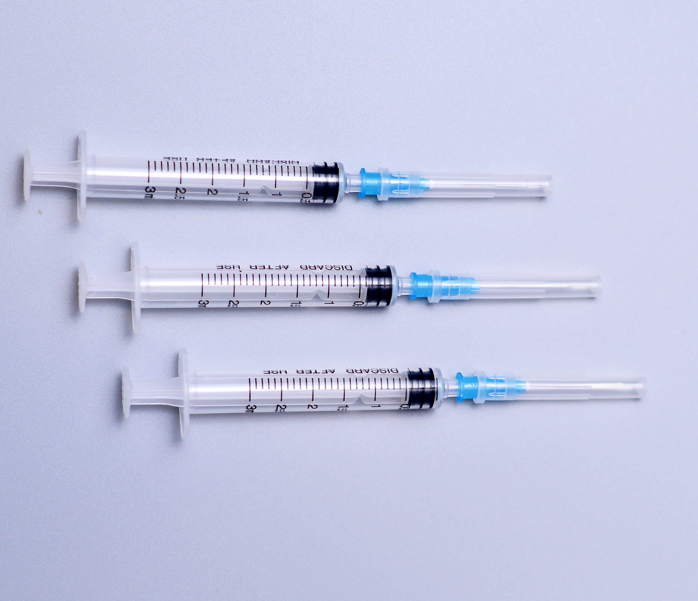 3ml中头式无菌注射器