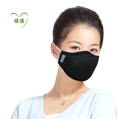绿盾PM2.5口罩酷黑M码