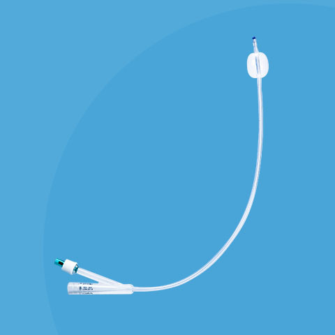 一次性使用无菌硅胶导尿管（双腔标准型）14Fr 5-15ml