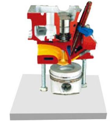 四阀直喷式柴油机气缸盖解剖模型SBQC-JP010
