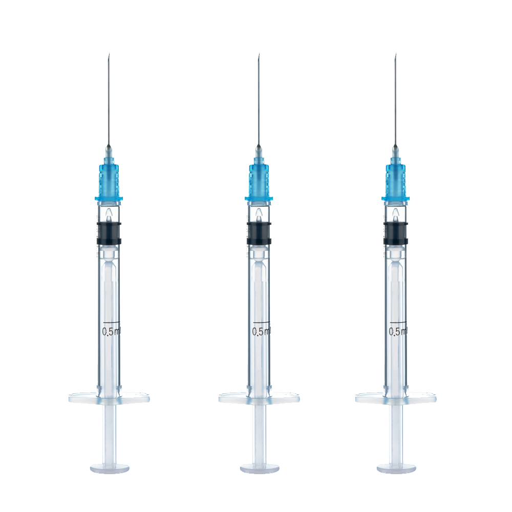 一次性使用无菌自毁型固定剂量疫苗注射器（带针）0.3ml