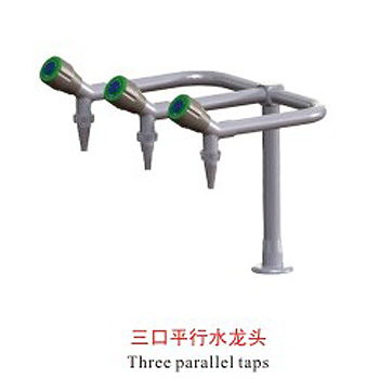 肘动三口鹅颈水龙头  DX14