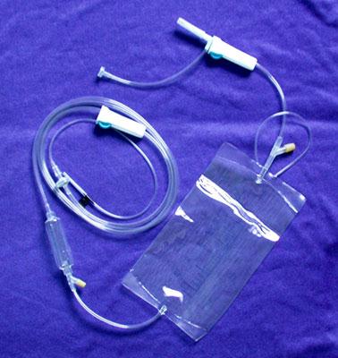 医院常用医疗耗材一次性使用袋式输液器带针