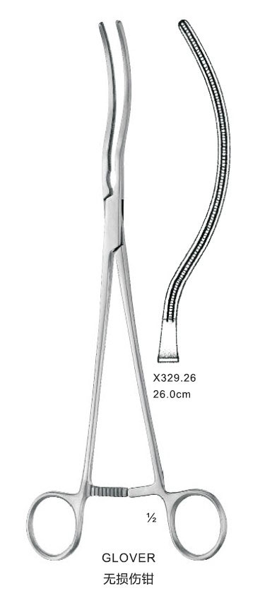 医疗器械无损伤血管钳26.0cm