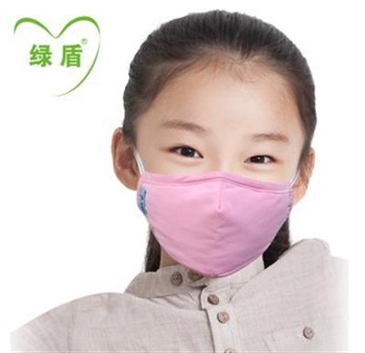 绿盾PM2.5口罩粉红S码