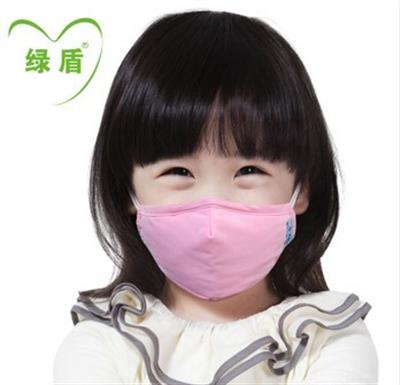绿盾PM2.5口罩粉红XS码