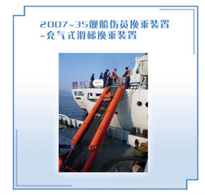 舰船伤员换乘装置-充气式滑梯换乘装置2007-35