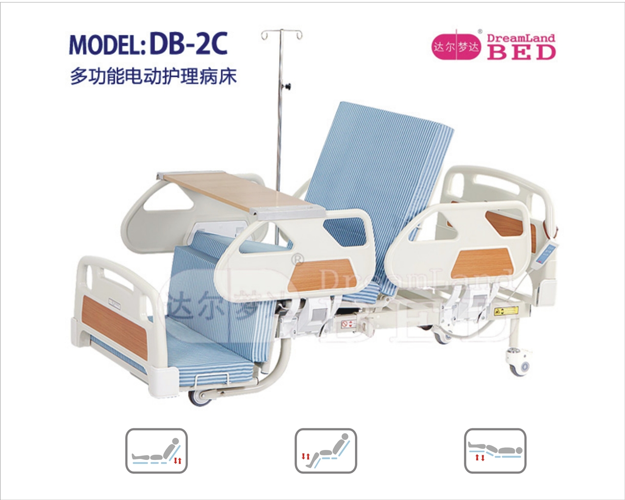多功能电动护理病床 DB-2C型