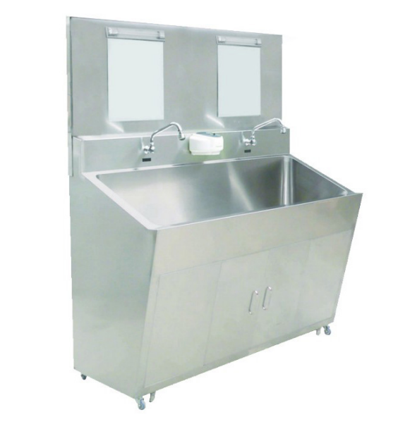 不锈钢感应洗手槽（两位）SJ-115