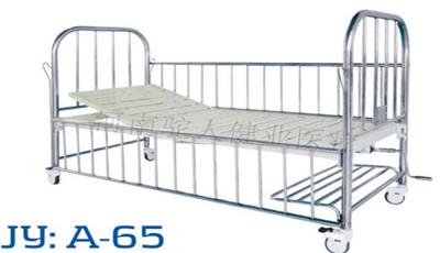 全不锈钢单摇儿童床A-65