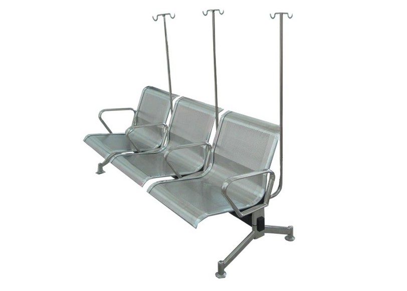 不锈钢连排输液椅SY-502