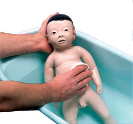 日本婴儿脸部特征的新生儿护理模型