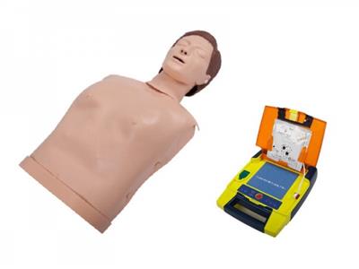 自动体外模拟除颤与CPR模拟人训练组合AED98D+