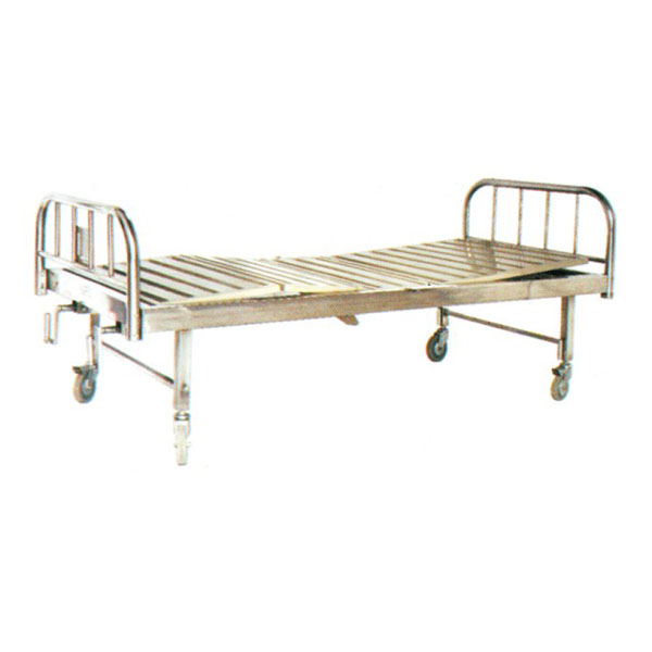 不锈钢床头床框钢制喷塑面板双摇抢救床 TY-Y31