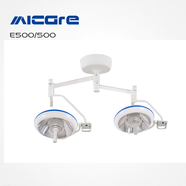 双头吸顶式LED手术无影灯（可配进口配件）Micare E500/500