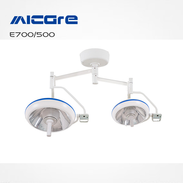 双头吸顶式LED手术无影灯（可配进口配件）Micare E700/500