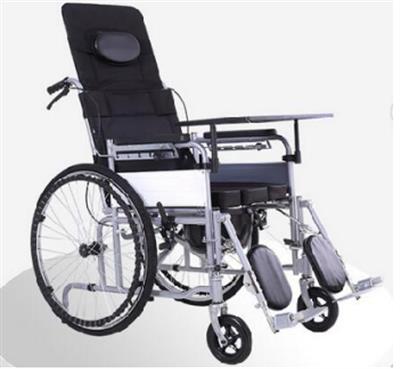 全躺折叠带坐便轮椅  AY-LY05