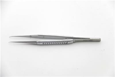显微镊15.0 cm 弯尖头 铝合金 轻质手柄
