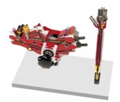 共轨高压泵带压力调节阀和喷嘴解剖模型SBQC-JP045