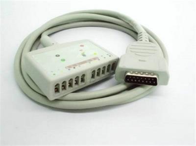 兼容GE心电图机 十二导联线主电缆MAC1200ST