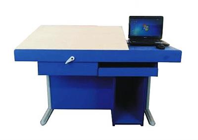 工程绘图桌MYGC-5学生桌四脚凳塑料(1张)