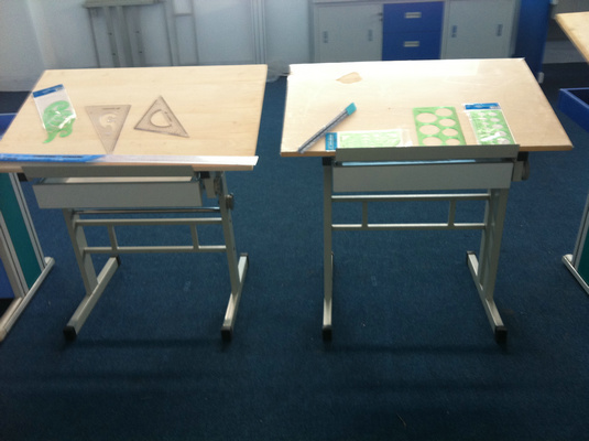 工程制图实训室设备MYGC-3学生桌90×60cm一号绘图板