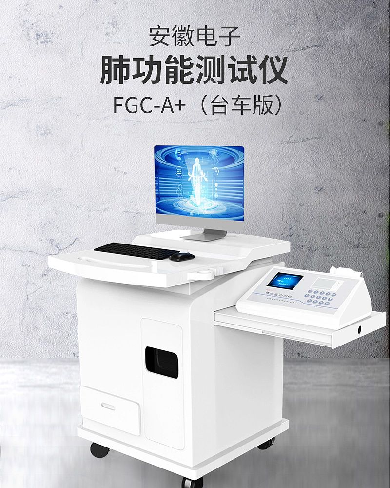 安徽电子 肺功能测试仪 FGC-A+（台车版）