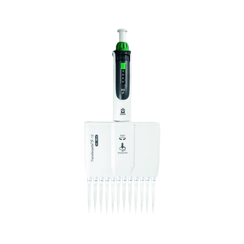 普兰德 Brand Transferpette S-12数字可调量程移液器 30-300ul 705932