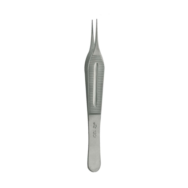 金钟 整形镊 JD3050（12cm有钩 头宽0.6）