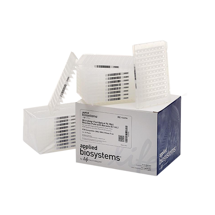 ABI 带条形码MicroAmp™ Fast 96孔PCR板-0.1ml 20块 4346906