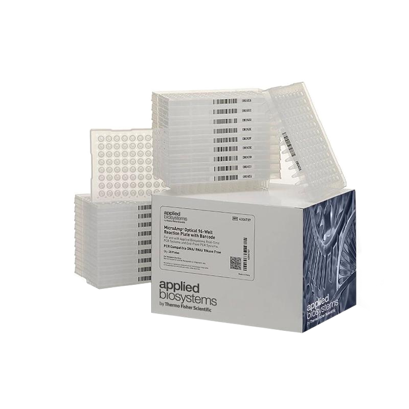 ABI 带条形码MicroAmp™96孔PCR板-0.2ml 20块 4306737