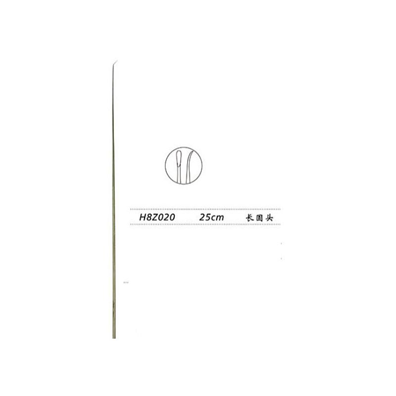 金钟 显微喉剥离器 H8Z020（ 25cm长圆头）