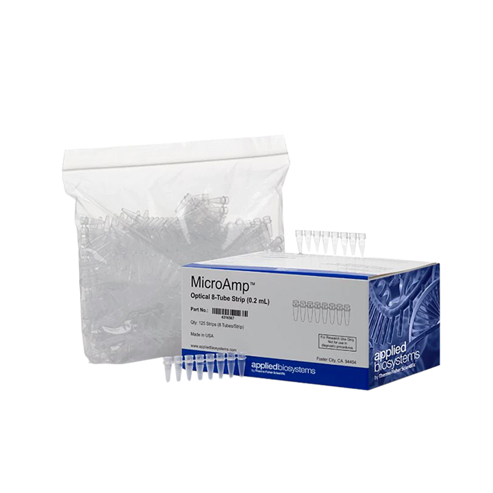 ABI MicroAmp™ Fast PCR八联管-0.1 mL 125条 4358293