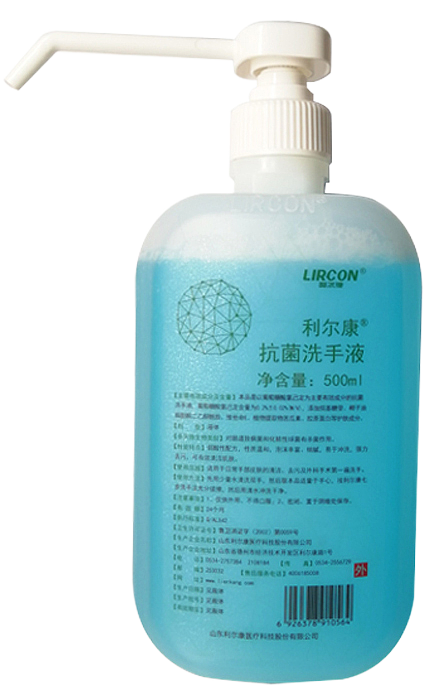 利尔康 抗菌洗手液 500ml （25瓶/箱）