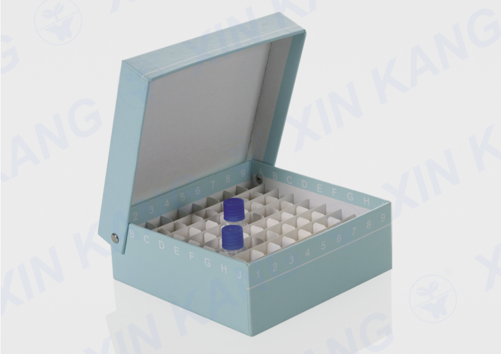 1.8ml*81孔 连盖 冷冻管纸盒 ) 1.8ml*81孔 连盖 冷冻管纸盒
