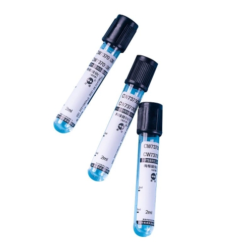 君诺 一次性使用负压采血容器 黑色 玻璃 血沉管 2ml（100支/包 18包/箱）