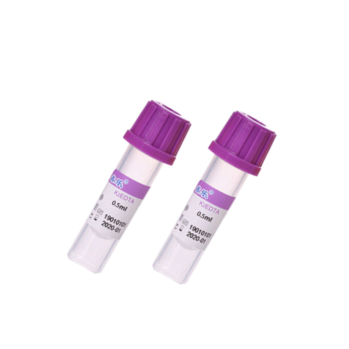 鑫乐 一次性使用人体末梢血样采集容器 紫色 0.5ml EDTA-K2（3000支/箱）
