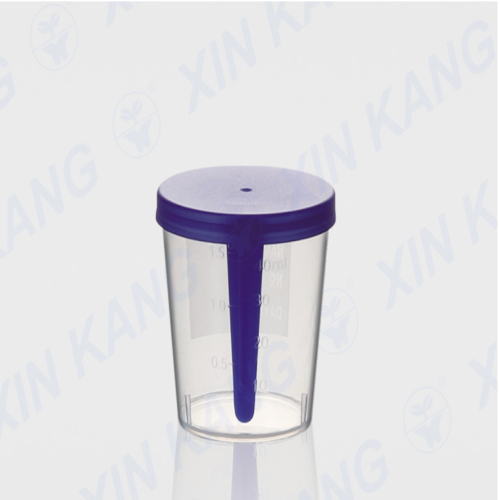 40ml 一次性使用大便杯 手掀盖