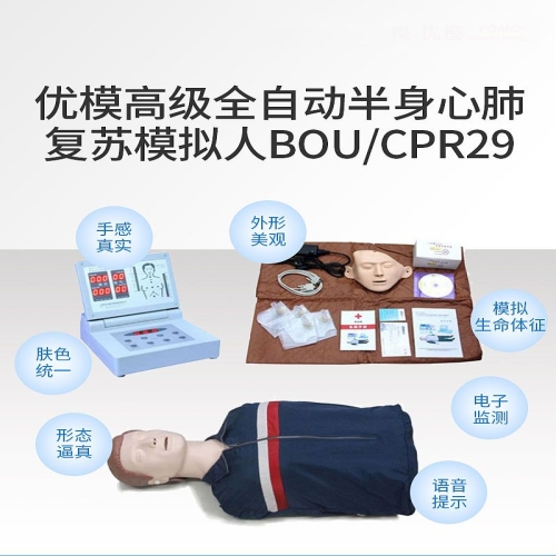 博友 高级全自动半身心肺复苏模拟人 BOU/CPR290